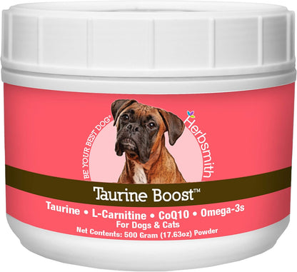 Herbsmith Taurine Boost - Suplemento de – Taurina: Aminoácido fundamental para la función cardíaca, visual y – Image 1