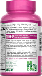 Nature's Truth Vitaminas Prenatales para Mujeres | 120 Softgels | Multivitamínico No-GMO y Sin Gluten con DHA y Ácido Fólico