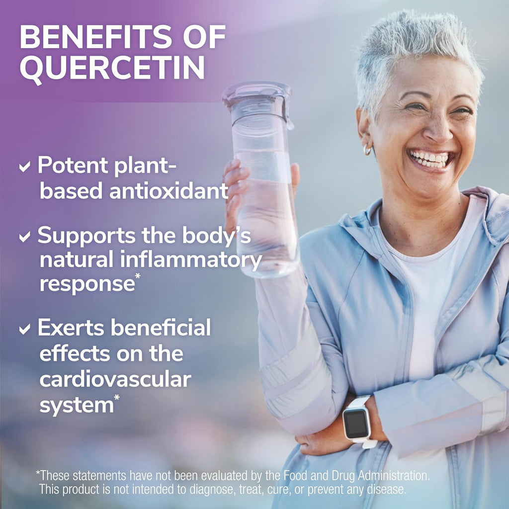 QuerciSorb Immuphore SR Quercetina con Vitamina C, D3 y Zinc - Apoyo Inmunitario - 400mg, 120 Cápsulas Vegetales
