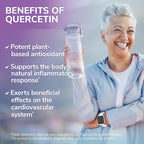 QuerciSorb Immuphore SR Quercetina con Vitamina C, D3 y Zinc - Apoyo Inmunitario - 400mg, 120 Cápsulas Vegetales