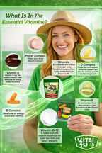 VITAL 4U Vitamin Essentials Multivitamínico Diario para Hombres y Mujeres, 30 Sobres