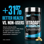Nutrex Research Vitadapt Complete Sports Multivitamin for Men, 90 Cápsulas