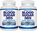 Arazo Nutrition Blood Sugar 365 – Energy Metabolism Support – 120 Vegan Capsules (60-Day Supply)