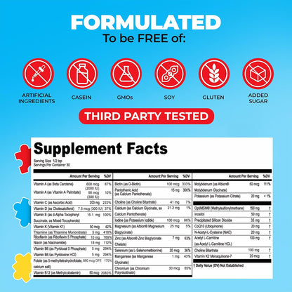My Spectrum Heroes Multivitamínico en Polvo – MSM (Metilsulfonilmetano): Fuente de azufre orgánico, esencial para – Image 4