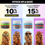 PawMedica Probióticos y Enzimas Digestivas para Perros - 120 Comprimibles Masticables