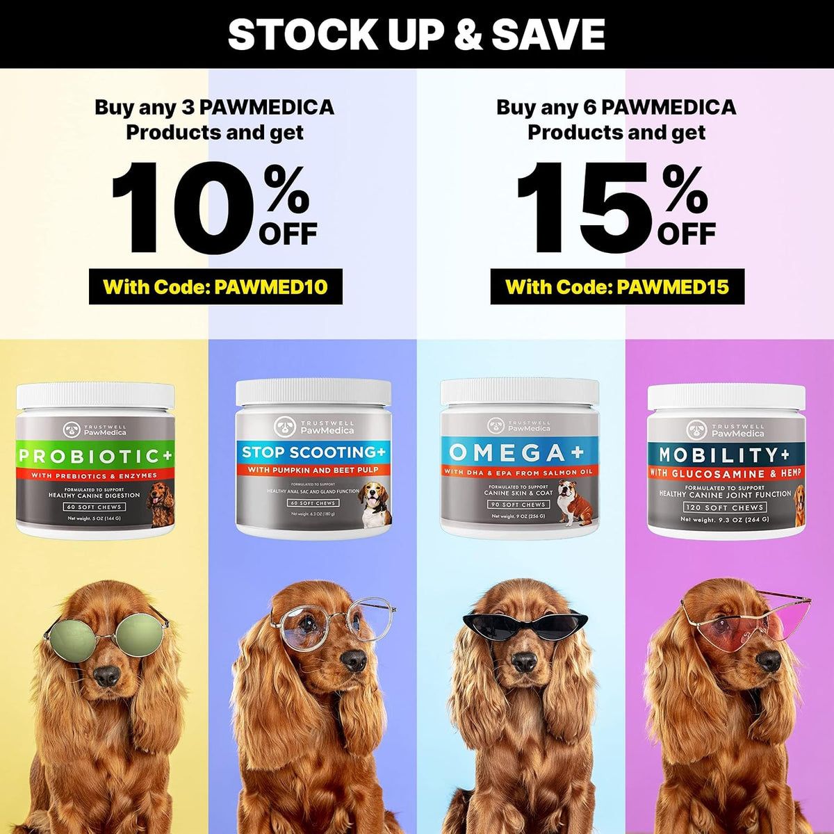 PawMedica Probióticos y Enzimas Digestivas para Perros - 120 Comprimibles Masticables – Image 9