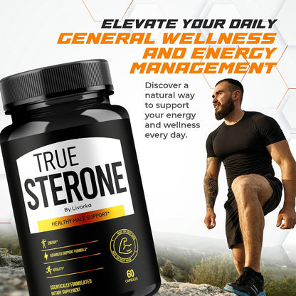 (2 Pack) True Sterone Pills, TrueSterone, True Sterone Pill, Pills True Sterone, True Sterone Vitamin Capsules, True Sterone Advanced Formula, True Sterone Reviews 120 Capsules for 2 Months