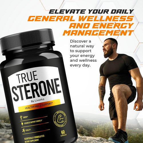 (2 Pack) True Sterone Pills, TrueSterone, True Sterone Pill, Pills True Sterone, True Sterone Vitamin Capsules, True Sterone Advanced Formula, True Sterone Reviews 120 Capsules for 2 Months