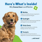 Pet Wellbeing Sneeze Ease for Dogs - Occasional Sneezing and Seasonal Allergy Relief - Vet-Formulated Herbal Supplement 2 oz (59 ml)