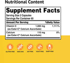 Ester-C 500 mg - 120 Cápsulas - American Health