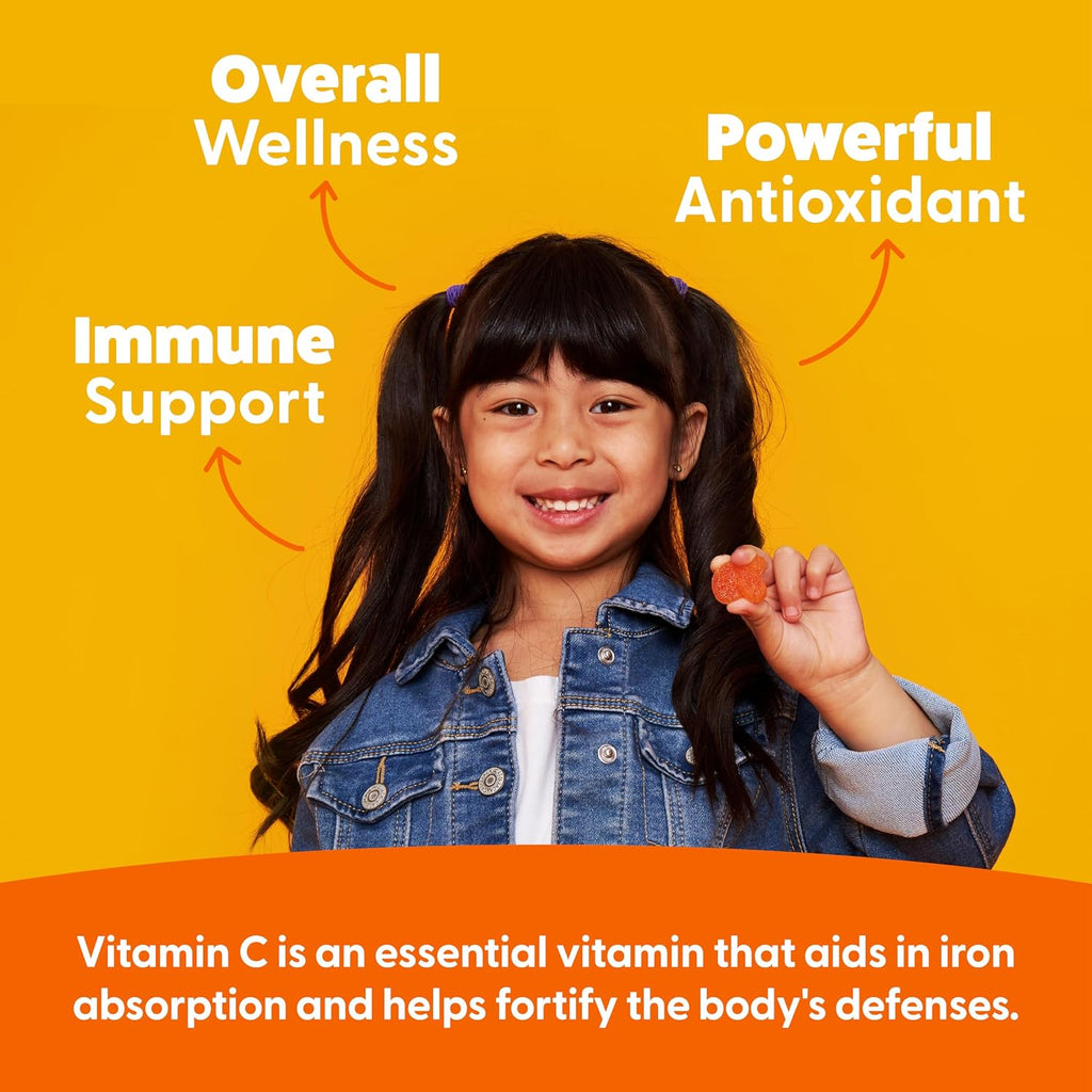 Feel Great Gummies de Vitamina C para Niños – 90 Gummies – 250 mg por ración