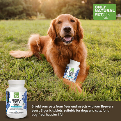 Only Natural Pet Levadura de Cerveza y Ajo Masticables para Perros - 300 Comprimidos – Image 5