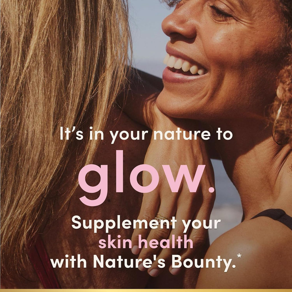 Nature's Bounty Vitamina C y Ácido Hialurónico, 120 Cápsulas - 60 Días