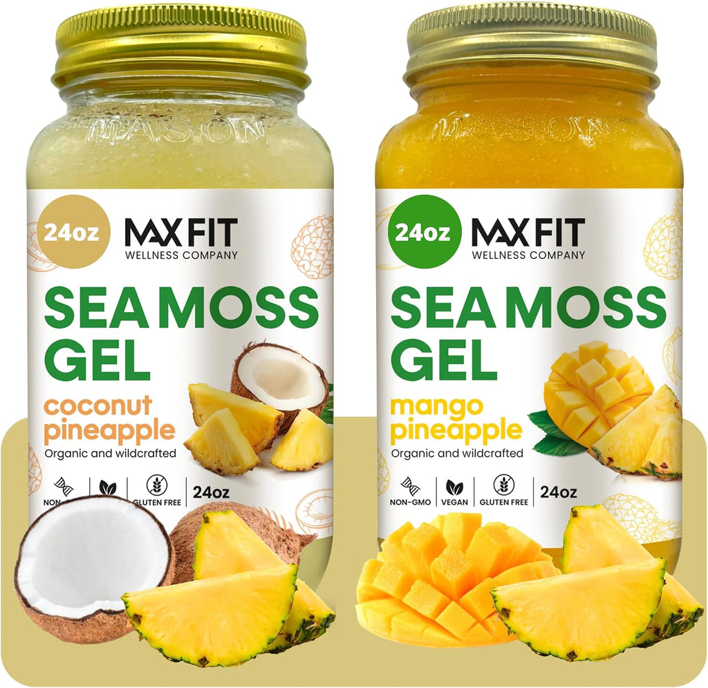 Gel de Musgo Marino Orgánico Wildcrafted de Saint Lucia - 92 Vitaminas y Minerales