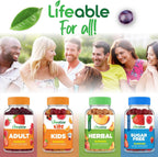 Lifeable Biotina 10000mcg Gominolas – Vitamina B7 – 90 Gominolas Veganas