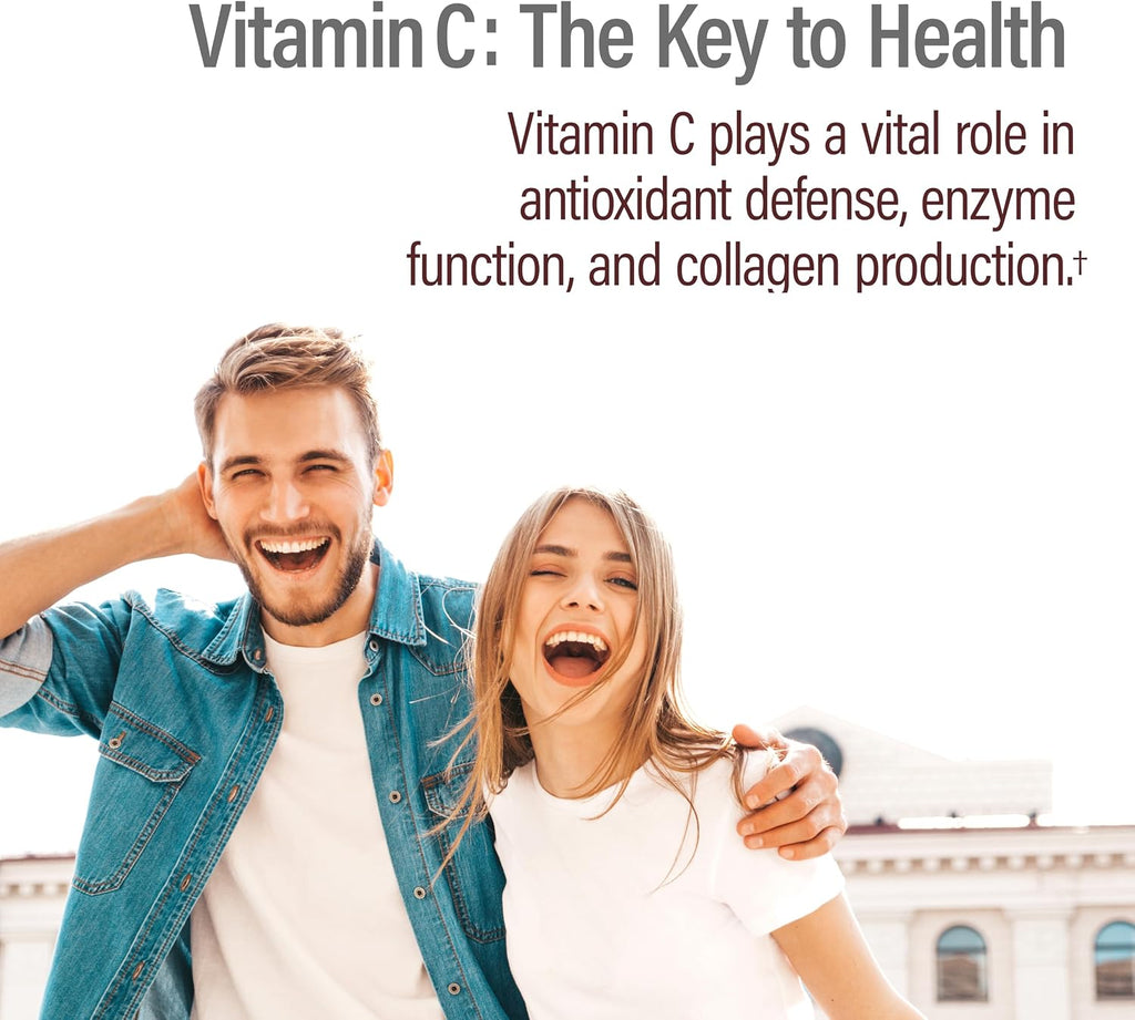 NANOWELL Vitamina C Tamponada 1000 mg con Bioflavonoides - Apoyo Inmunológico y Antioxidante - 180 Cápsulas