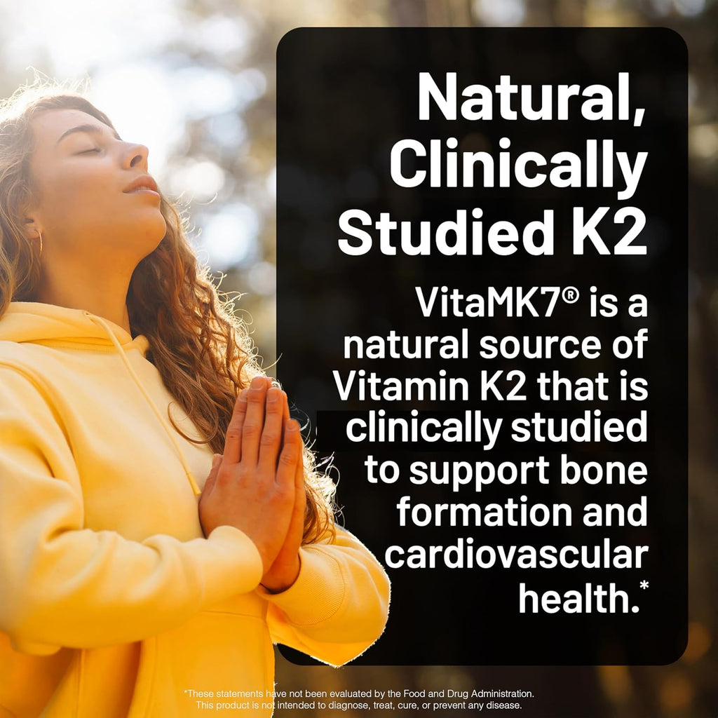 NatureWise Vitamina D3 + K2 Vegano - 5000 UI D3 + 100 mcg K2 MK-7 - Apoyo Óseo - Con Aceite de Oliva Virgen Extra Orgánico - No GMO