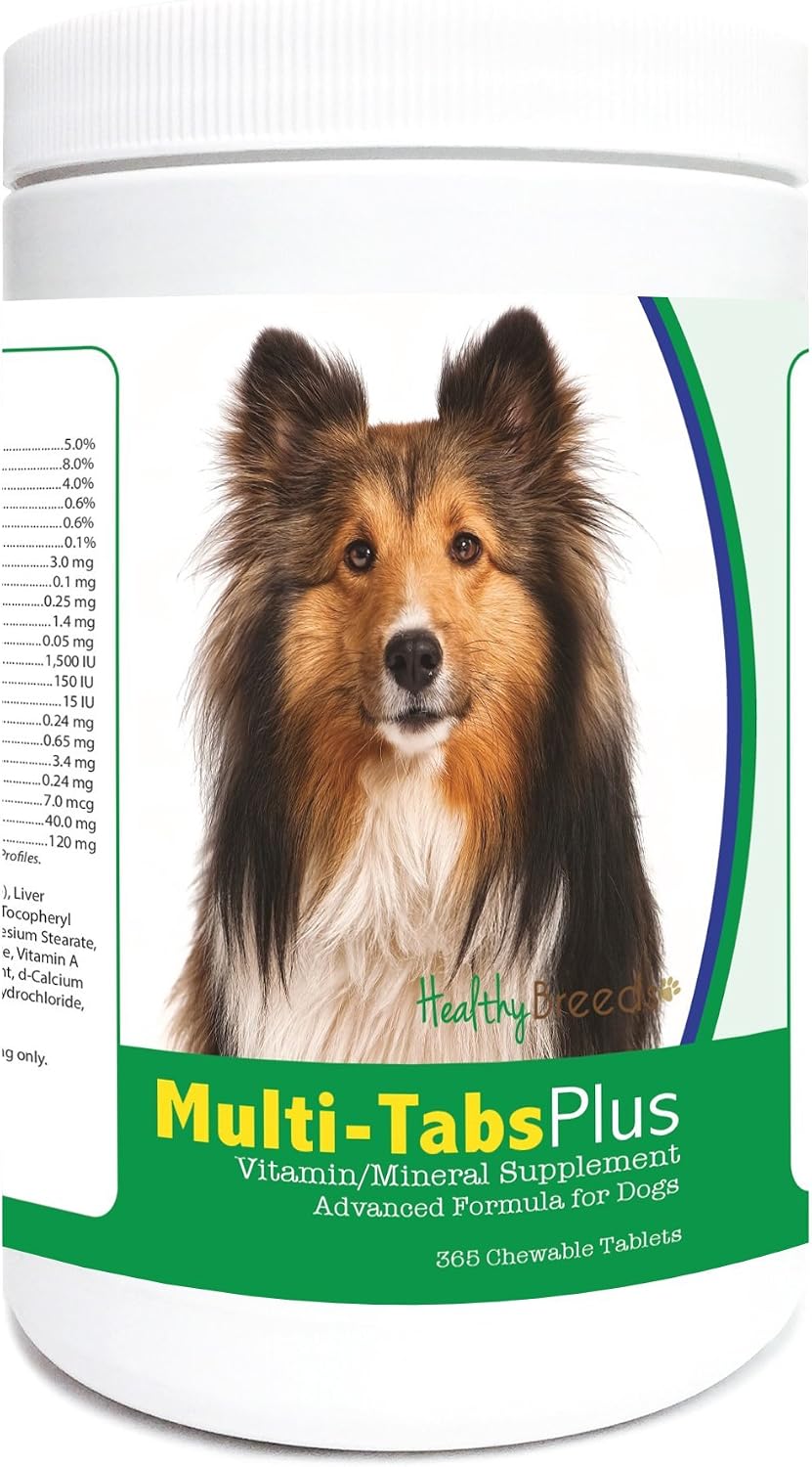 Healthy Breeds Multi-Tabs Plus Masticables para Perro Shetland Sheepdog 365 Comprimidos