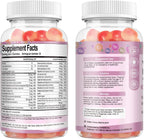 Totaria Multivitamin Gummies Sin Azúcar para Mujeres 14+ con Inositol, Hierro, Folato, Biotina