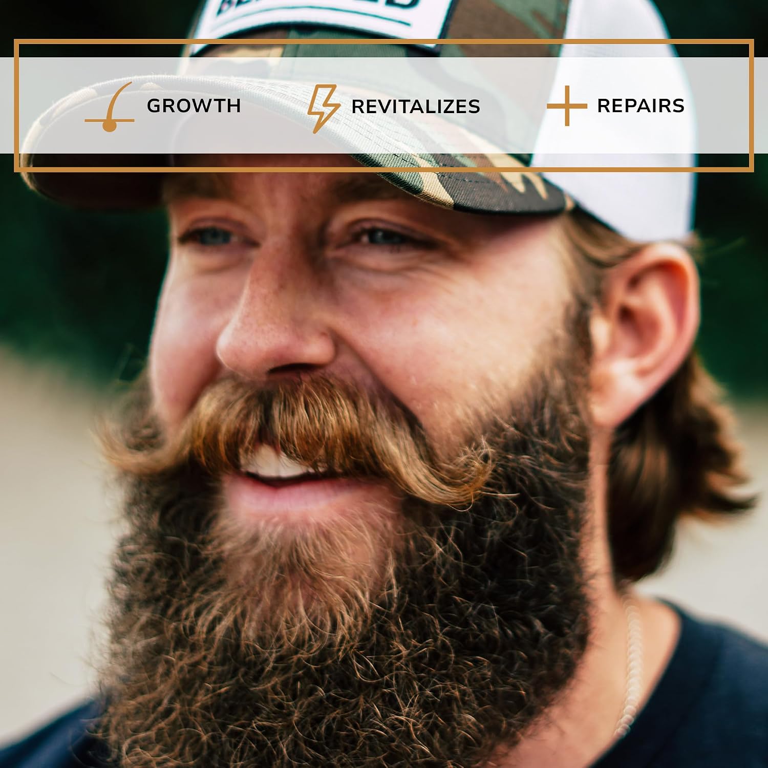 Live Bearded Beard Boost – Suplemento para el crecimiento de la barba, biotina 5000mcg