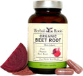 Herbal Roots Cápsulas de Remolacha Orgánica en Polvo (1.500 mg, 60 Cápsulas Veganas)