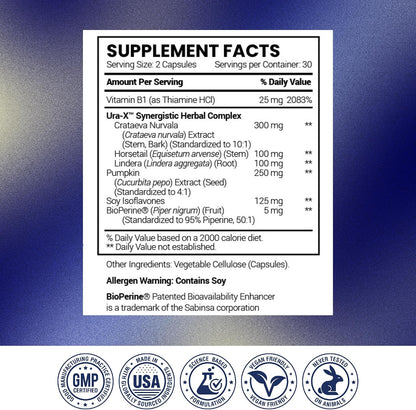 Research Verified Bladder Control - Control de Vejiga para Mujeres 50+ - Semilla de Calabaza, Isoflavonas de Soja, Tiamina - – Image 8