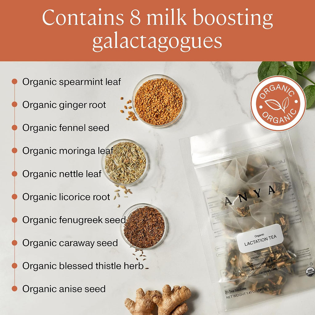 Kit Esencial para Mamás Primerizas: Multivitamínico, Omega-3, Té de Lactancia y Bálsamo para Pezones
