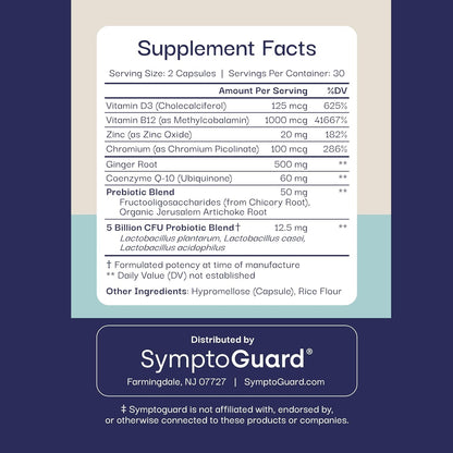SymptoGuard Apoyo Digestivo GLP-1 - 60 Cápsulas (30 Días) – Image 7