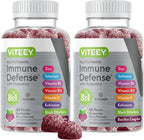 Viteey Multivitamin Gummies 8in1 Immune Support Supplement with Probiotics