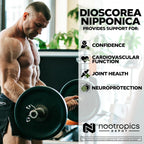 Nootropics Depot Dioscorea nipponica Cápsulas | 400mg | 40% Protodioscina | Ñame Salvaje | 60 Unidades