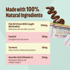 Licks Littles Skin & Allergy - Apoyo para la piel, el pelaje y las alergias estacionales en perros pequeños - Omega 3, Cúrcuma, Inositol y Vitamina C - Sobres de gel sin pastillas - Sabor a pescado - 30 sobres