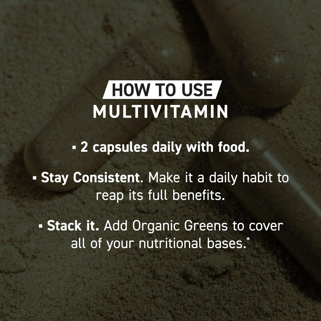 Kaged Multivitamin – Complejo Multivitamínico Vegano con Frutas y Verduras Ecológicas