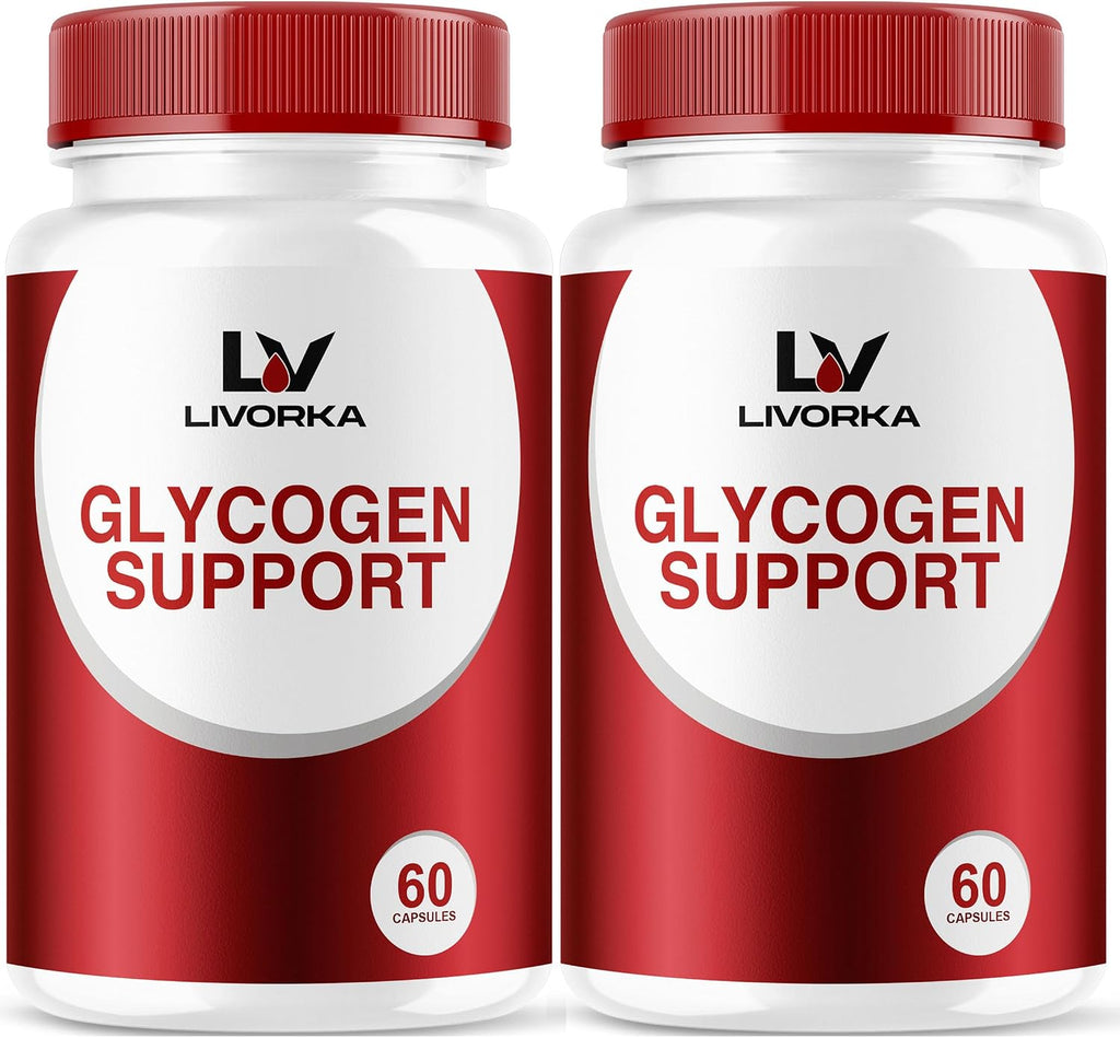 2 Pack - Glycogen Support, Fórmula Avanzada para el Control del Glucógeno, 30 Cápsulas por Envase (60 días)