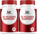 2 Pack - Glycogen Support, Fórmula Avanzada para el Control del Glucógeno, 30 Cápsulas por Envase (60 días)
