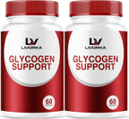 2 Pack - Glycogen Support, Fórmula Avanzada para el Control del Glucógeno, 30 Cápsulas por Envase (60 días)