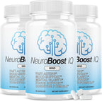 Neuro Boost IQ - Suplemento para el Cerebro (180 Cápsulas - 3 Envases)