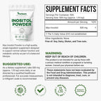 PuriSure Inositol Powder, 250g - 100% Pure, Vegan, Non-GMO