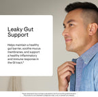 THORNE Leaky Gut Support (anteriormente EnteroMend) – Sabor naranja vainilla – 30 dosis