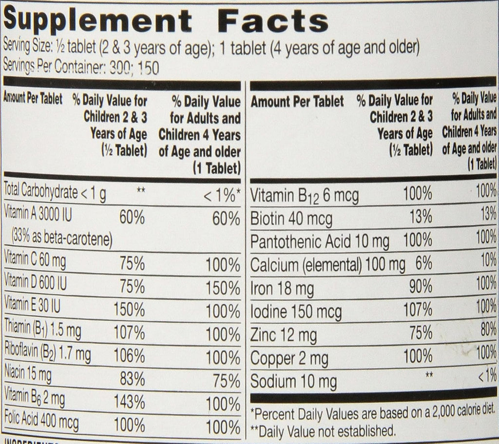 Flintstones Multivitamínico Completo para Niños, Comprimidos Masticables, 150 Comprimidos