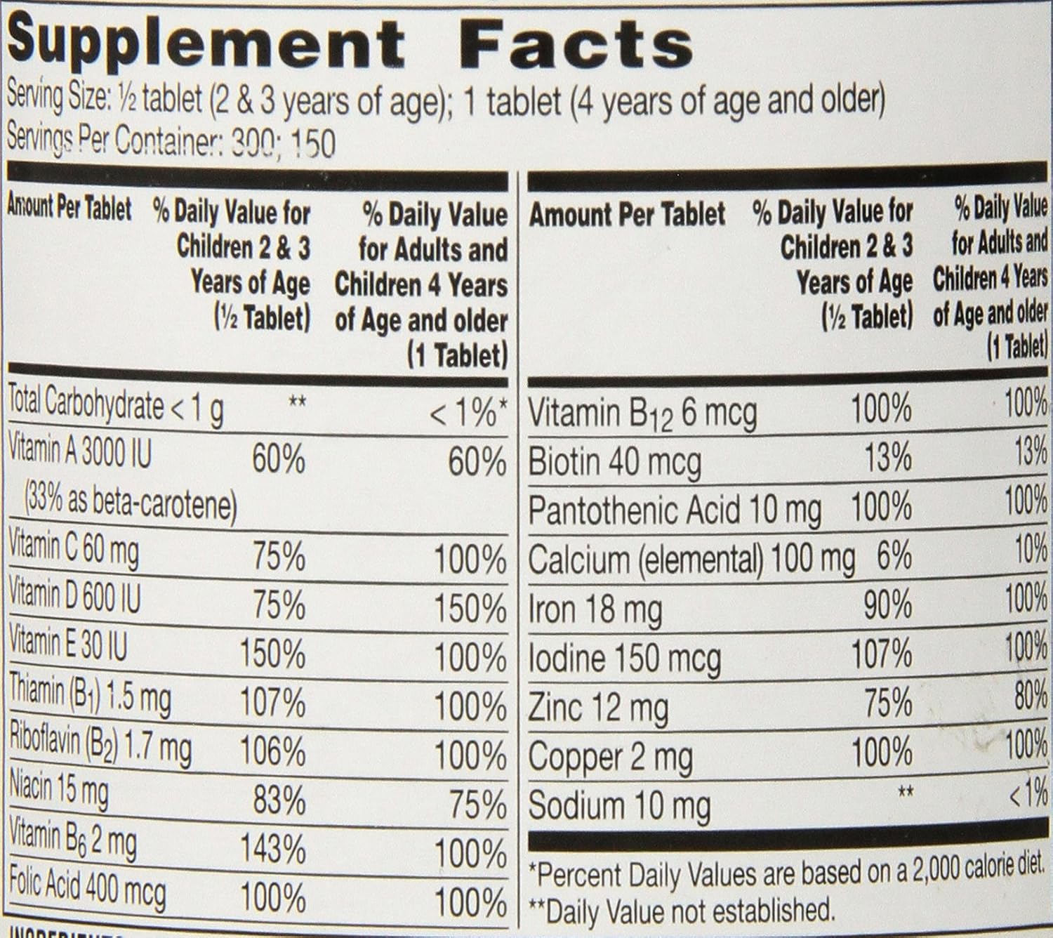 Flintstones Multivitamínico Completo para Niños, Comprimidos Masticables, 150 Comprimidos