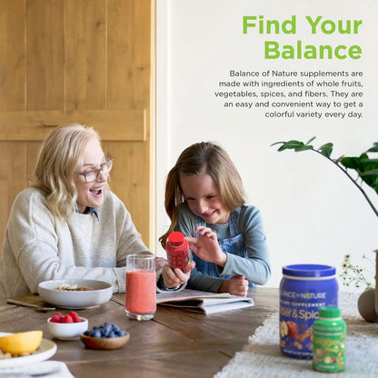 Balance of Nature Frutas y Verduras - Suplemento de Frutas y Verduras Enteras - 90 Cápsulas de Frutas + 90 Cápsulas de – Image 5