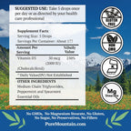 Pure Mountain Botanicals Gotas de Vitamina D3 Líquida – 2000 IU – Sabor a Menta Natural – Aceite MCT – 30 ml