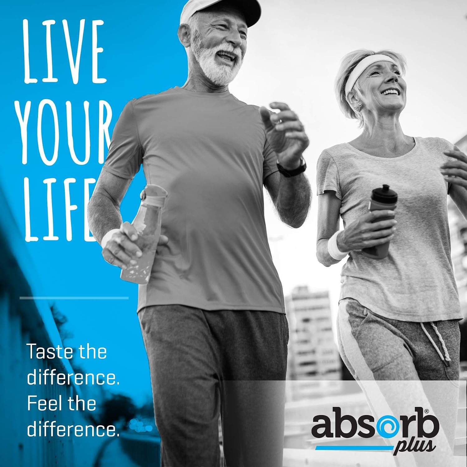 Absorb Plus Isolate Protein - Suplemento proteico semielemental con vitaminas y minerales (1 kg, Chocolate sin endulzar)