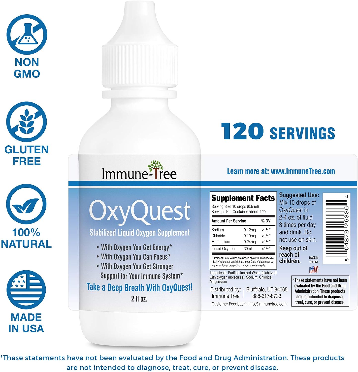 Immune Tree Oxyquest Multivitamínico Líquido 60 ml