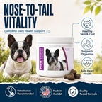 Healthy Breeds French Bulldog Multivitamínico Todo en Uno Masticable Suave – 120 Unidades