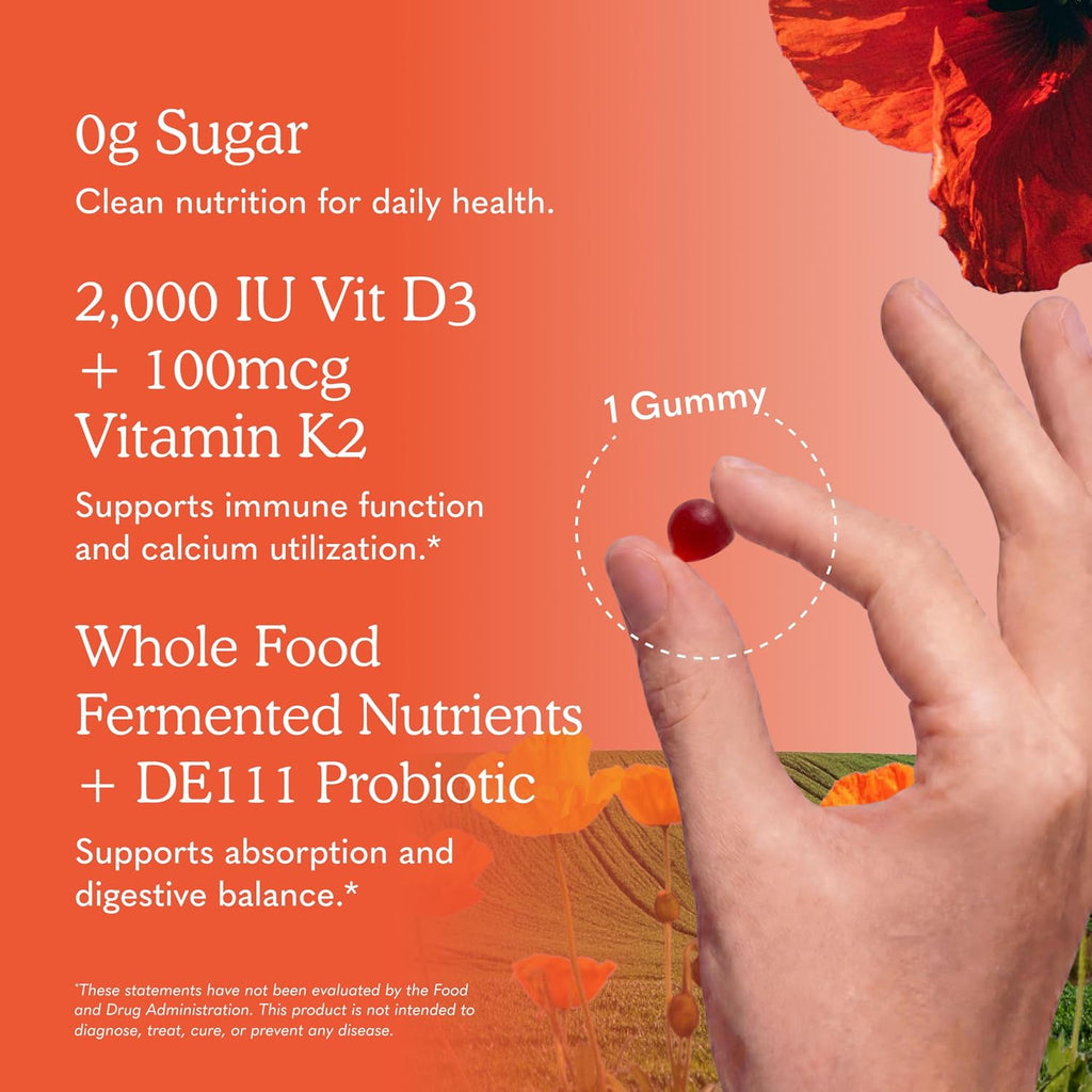 Garden of Life Vitamin Code D3 & K2 Gominolas, 45 gominolas