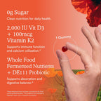 Garden of Life Vitamin Code D3 & K2 Gominolas, 45 gominolas