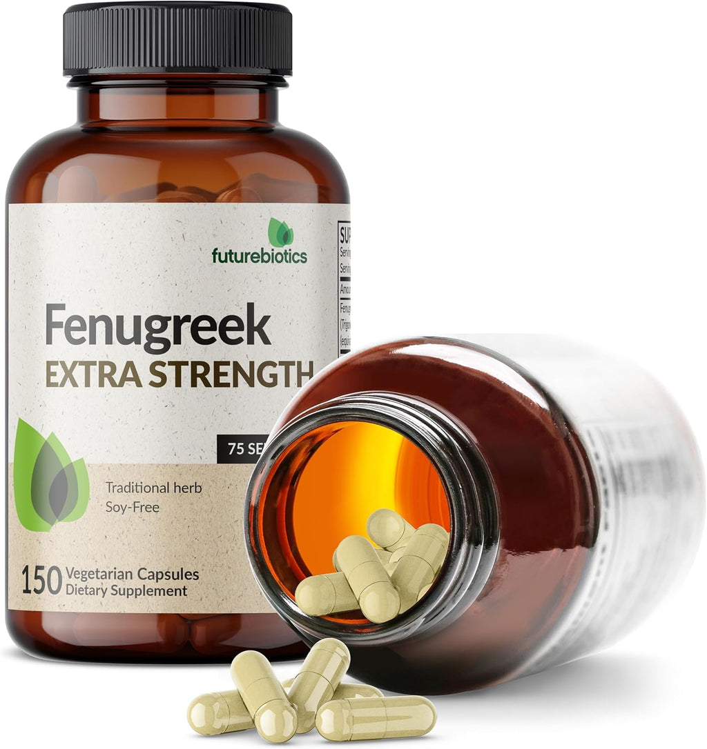 Futurebiotics Fenogreco Extra Strength - 150 Cápsulas Vegetarianas
