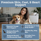 Wholistic Pet Organics - Aceite de Salmón Salvaje de Alaska para Perros y Gatos - Omega 3 EPA y DHA - 237 ml (8 oz)