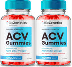 BioZenetics Gummies Keto ACV - Suplemento en Gomitas, Máxima Potencia, 2 Paquetes